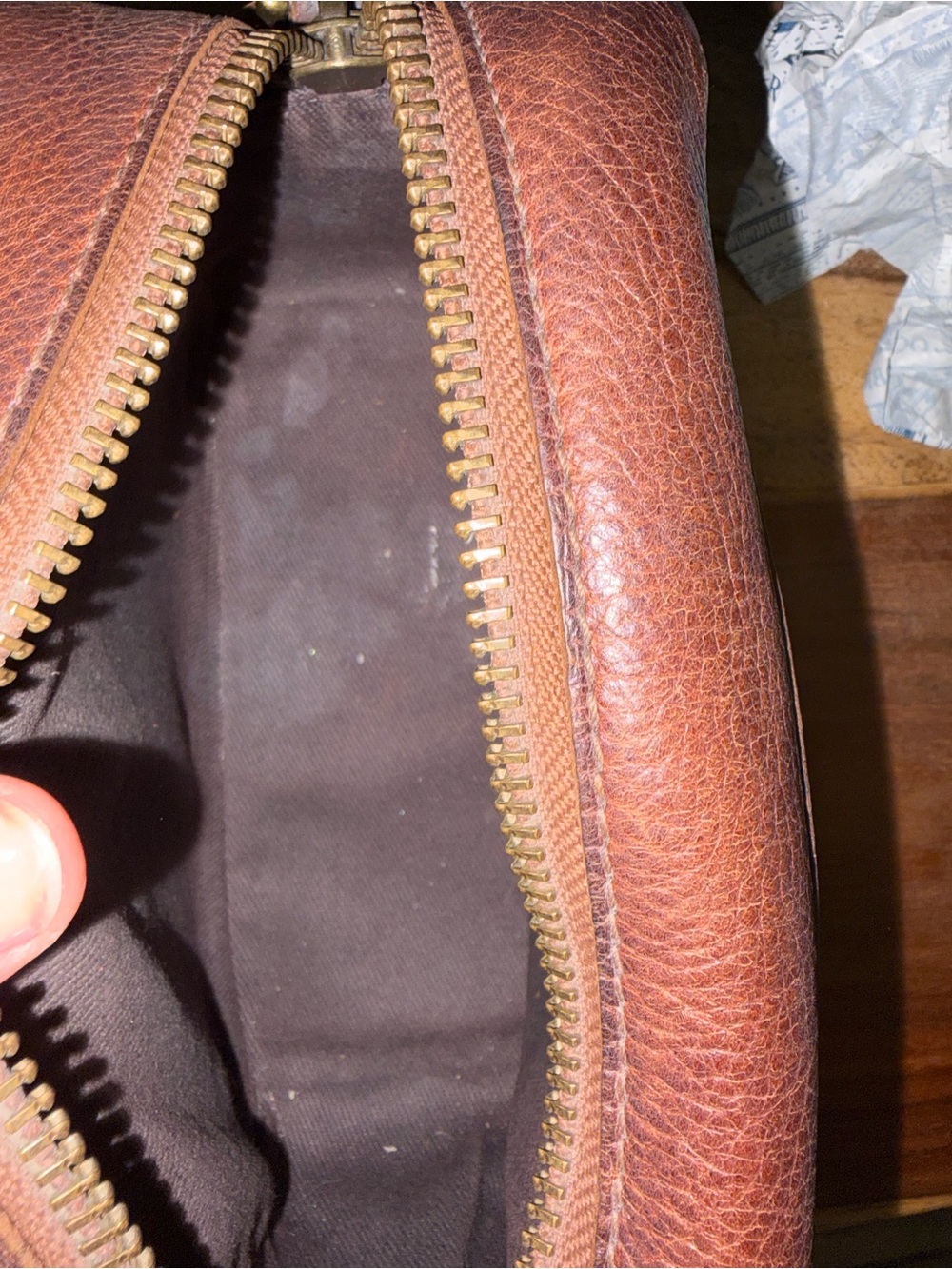 Madewell Brown Leather Crossbody Camera Bag - Picture 6 of 11